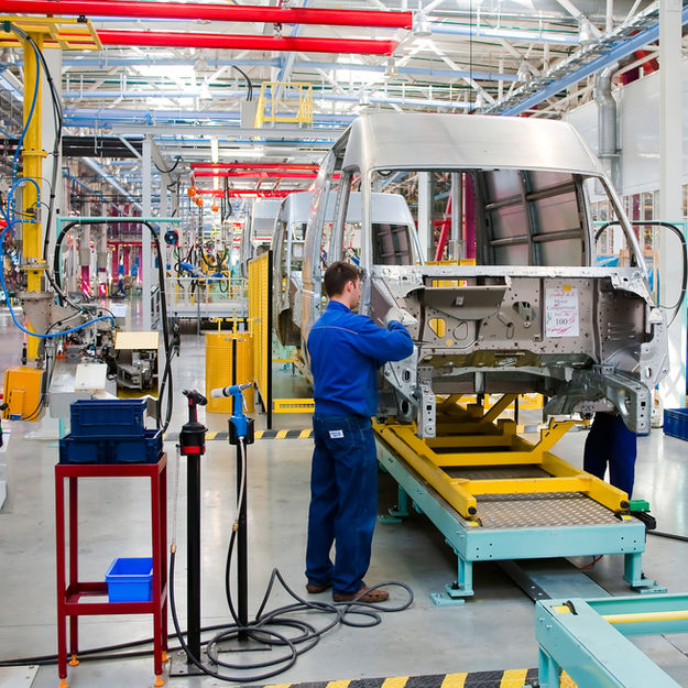 Car-making factory