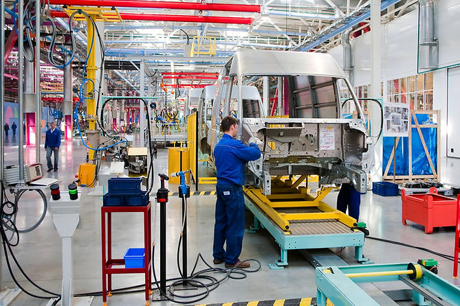 Car-making factory