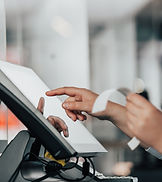 Mostrador de pago al por menor