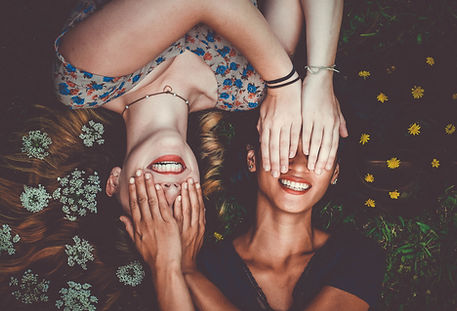 Women laughing
