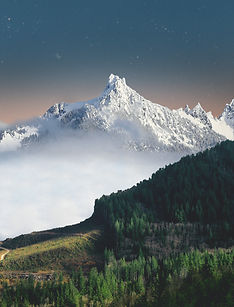 Snow-Covered Mountain