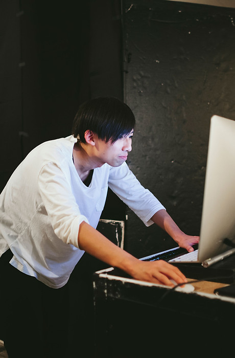 Man on Computer