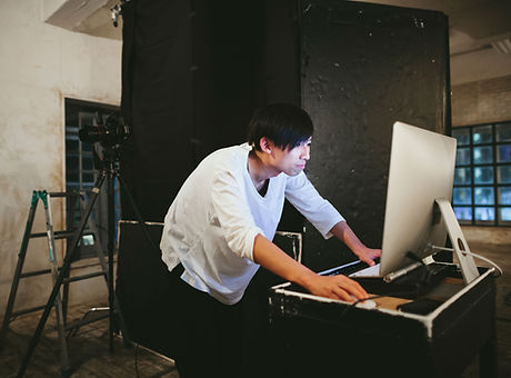 Man on Computer