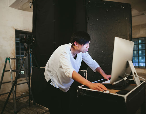 Man on Computer