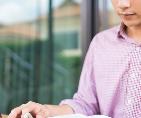Person Reading Bible