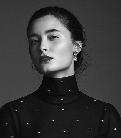 Blouse with Rhinestones