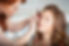 Make-up artist working