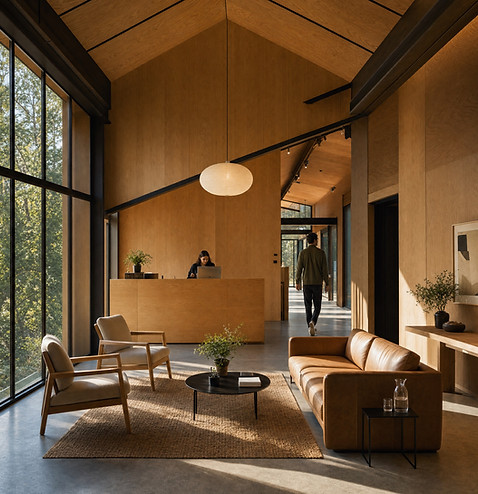 Modern Office Lobby