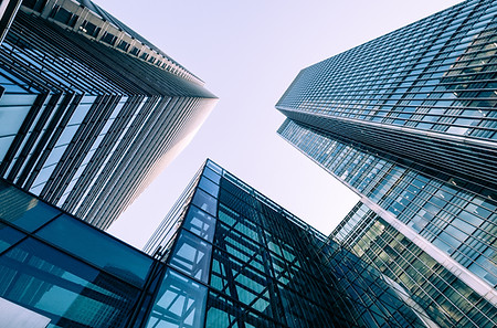 Looking Up at Skyscrapers