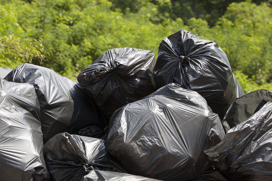 bags full of rubbish