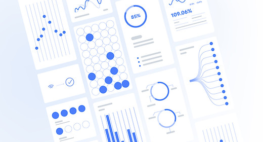 Blue App Mockup