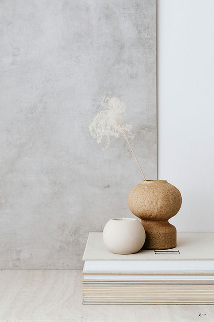 Minimalist Vases Display