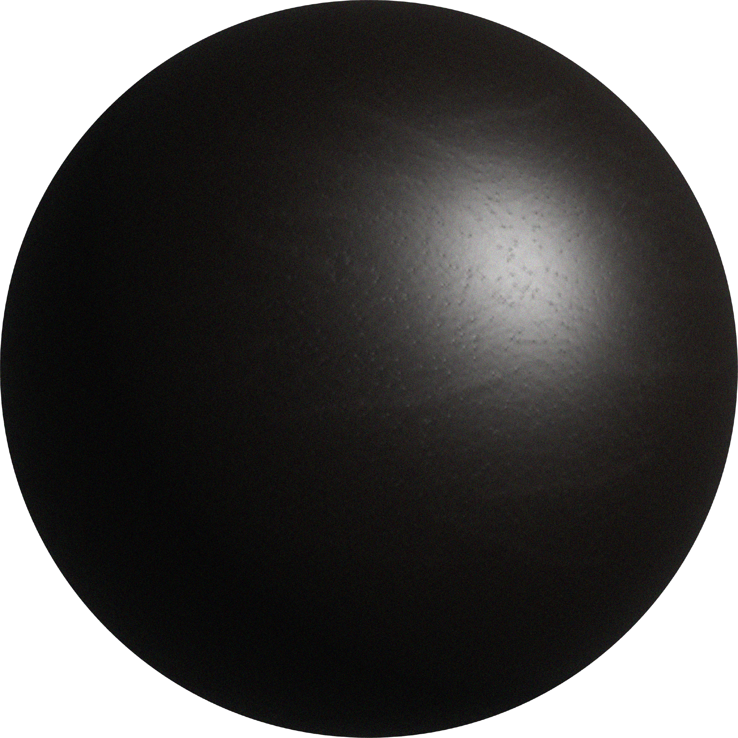 Objeto esférico preto