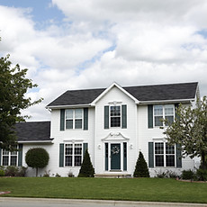 White Two-story Home