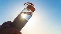 Rain water in the city