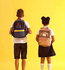 Schoolchildren With Backpacks