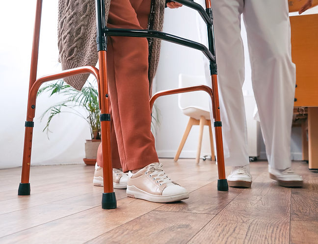 Elderly With Walker