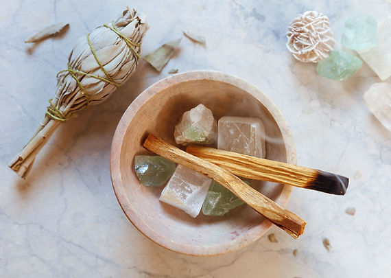 Crystals And Sage