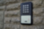 Security proximity card reader with pin pad