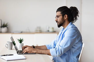 Working on Computer