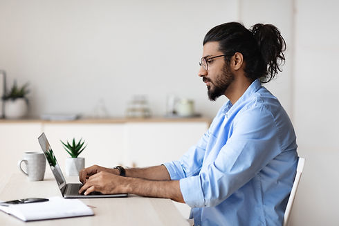 Working on Computer