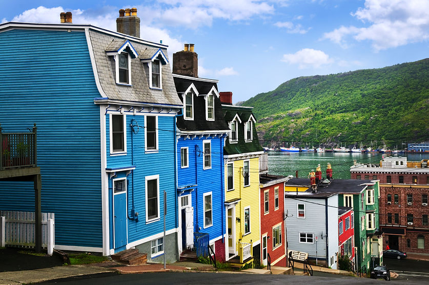 Colourful houses