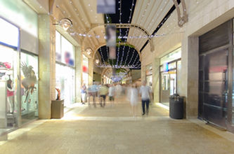 Illuminated Shopping Arcade