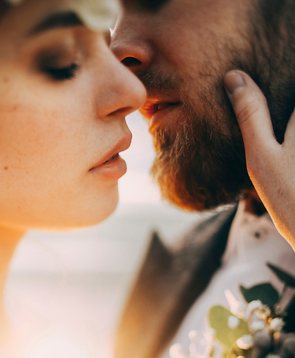 Romantic Couple Close-Up