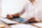 Gestaltung am Tablet