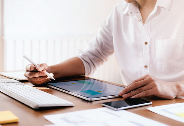 Diseñando en una tablet