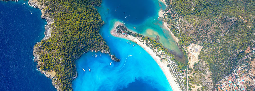 Bird's Eye View Blue Lagoon