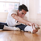 Bailarina de ballet masculino