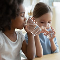 Children Drinking Water