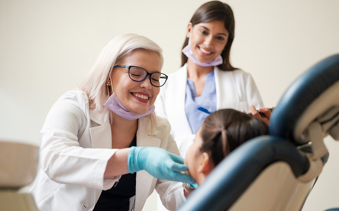 Girl at the Dentist