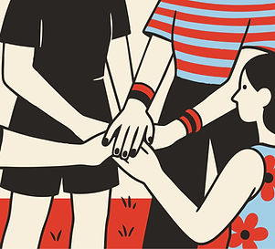 Teamwork Hands Together