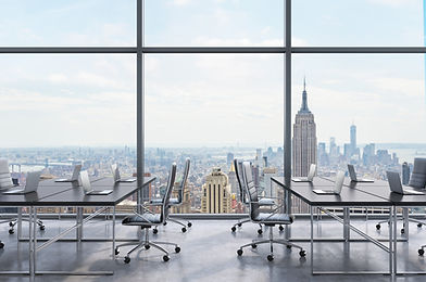 Modern Office with Cityscape