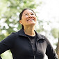 Woman Walking Outdoors