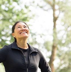 Woman Walking Outdoors