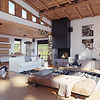 Modern Chalet Interior