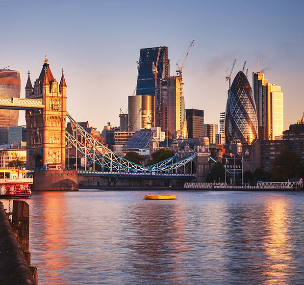 London City Skyline at River Thames