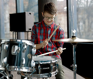 Happy Drummer