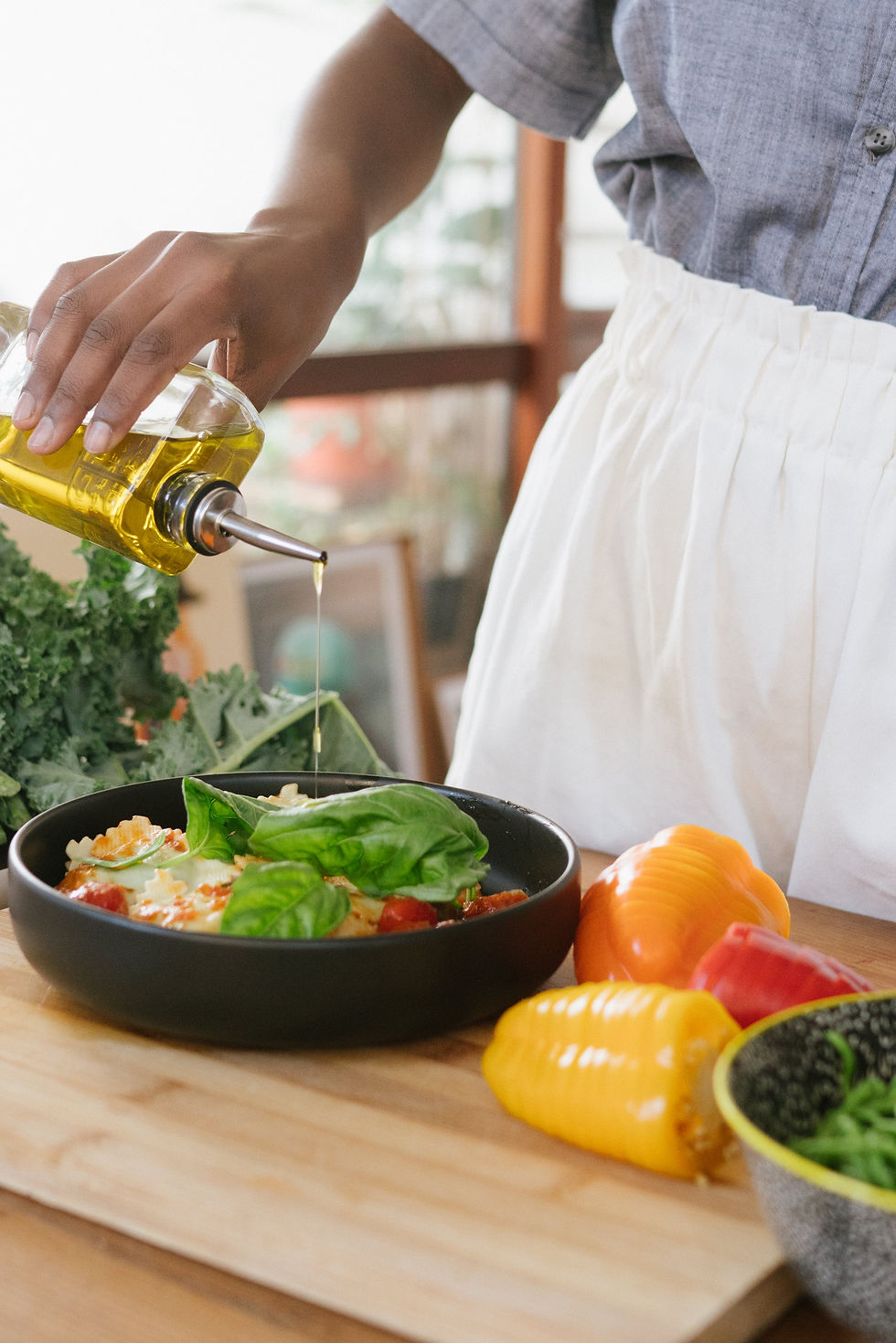 Salad Preparation Scene