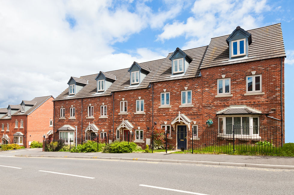 Row of terraced houses