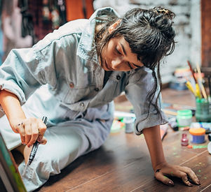 Painter in Studio