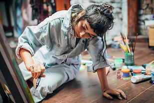 Painter in Studio