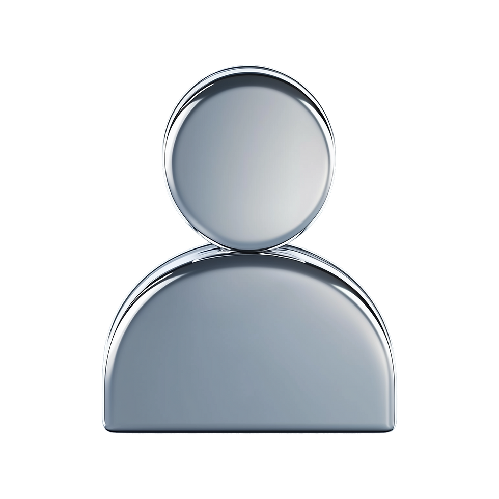 Metalen gebruikerspictogram