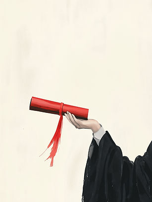Graduation Scroll Illustration
