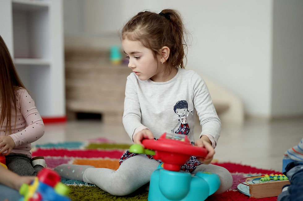 Child Playing Indoors
