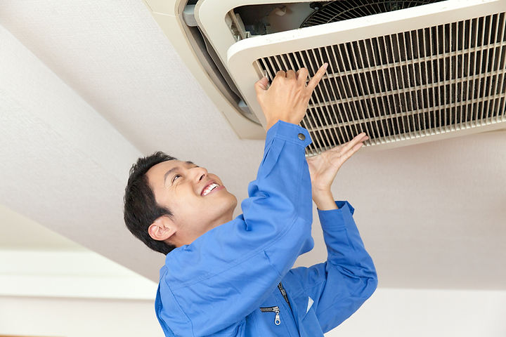天井埋込エアコンのメンテナンス