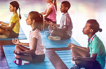 Children Practicing Yoga